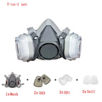6200 Half Face Dust Mask – 503 5N11 Particle Filters & Goggles Set