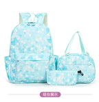 3Pcs/Set KPop Demon Hunter School Bags Girls Teens Rumi Mira Zoey Youth School Backpack Travel School Students Laptop Backpack
