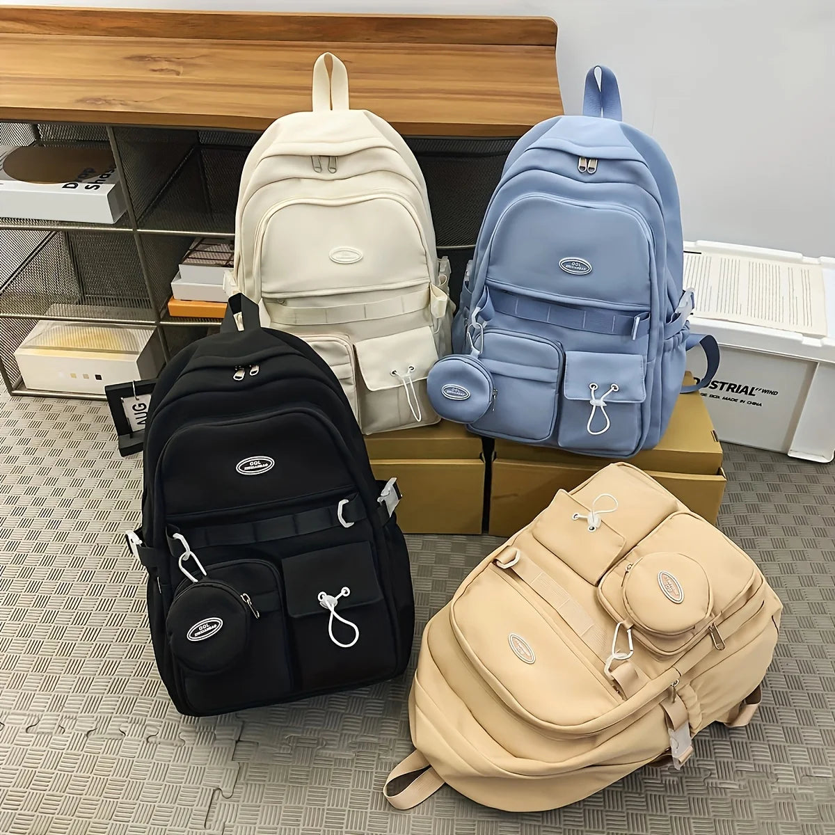Large Capacity Sports Travel Backpack for School and Daily Use