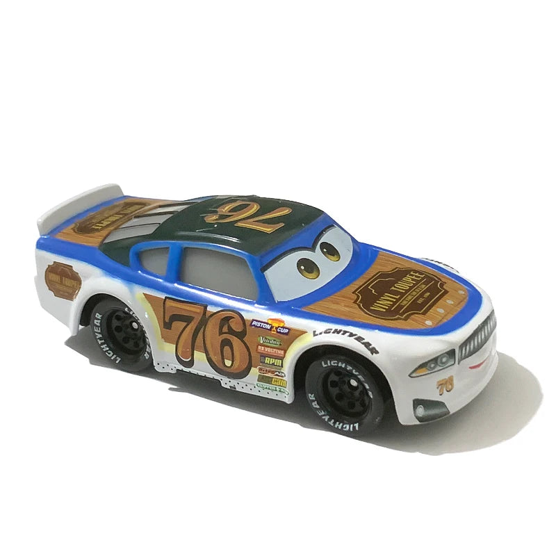 Cars 2 Cars 3 Lightning McQueen Japan Queen Mike Model Cars Toys 1:55 Metal Die Casting Pixar Cars Racing Child Gifts Toys