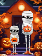 1pc Halloween Mummy balloon, Mummy Pumpkin ForHalloween Decorations, Trick or Treat Party Decoration Supplies, Party Decorations
