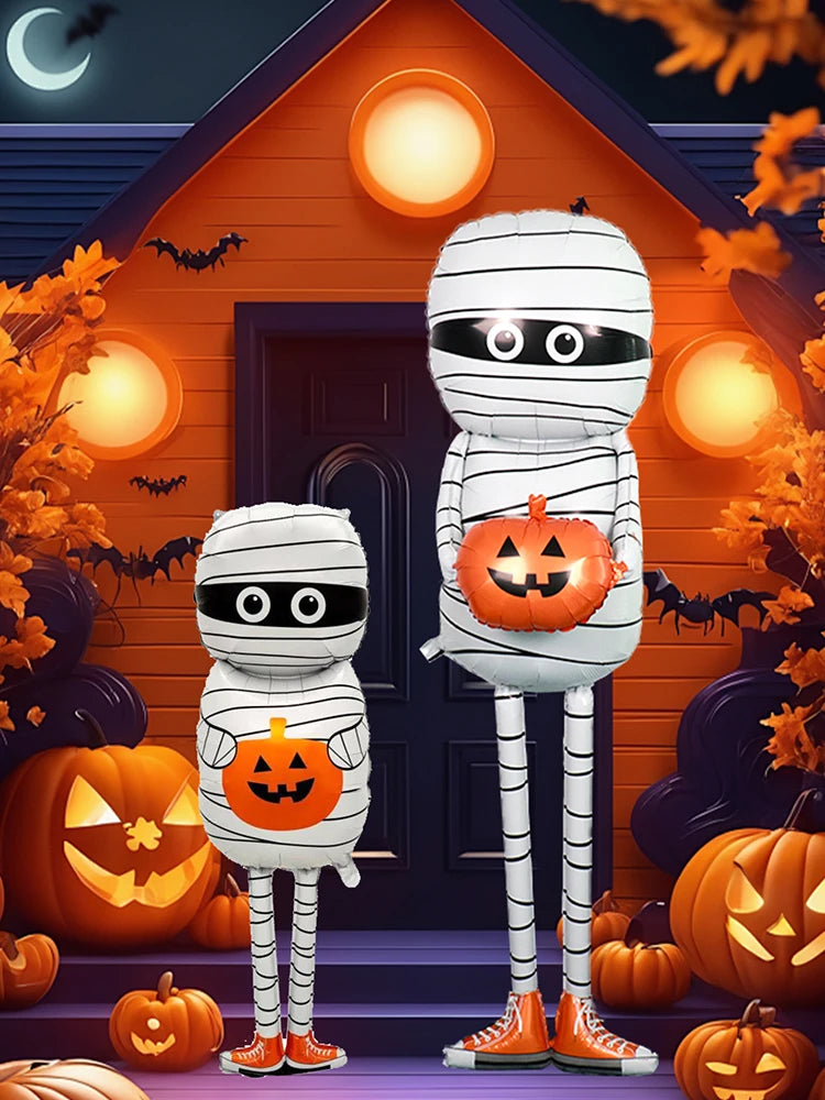 1pc Halloween Mummy balloon, Mummy Pumpkin ForHalloween Decorations, Trick or Treat Party Decoration Supplies, Party Decorations