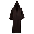 Masquerad Cloak Soft Unisex Hooded Black Robe Witch Long Cape Cosplay Costume Prop Party Performance Supplies Holiday Decoration