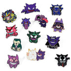 Gengar Cartoon Brooches Anime Enamel Lapel Pins for Backpack Accessories Fans Collection Brooches Jewelry Gift