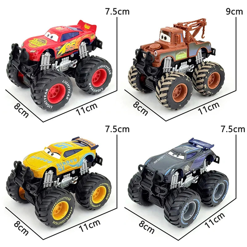 Pixar Cars 2 Lightning McQueen StormCruz Mater Jackson Ramirez Inertial AssistanceAlloy Off-Road Vehicle Child Toys Gifts