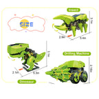 Solar Powered Dinosaur STEM Robot Kit for Kids