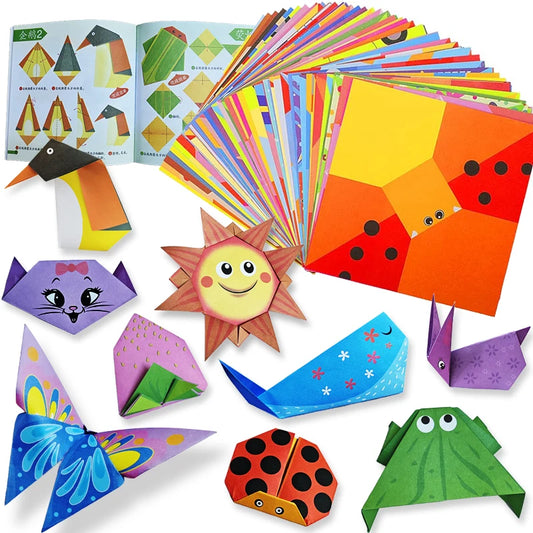 Origami Kit for Kids – 30/96 Sheets Paper Craft & DIY Art Set