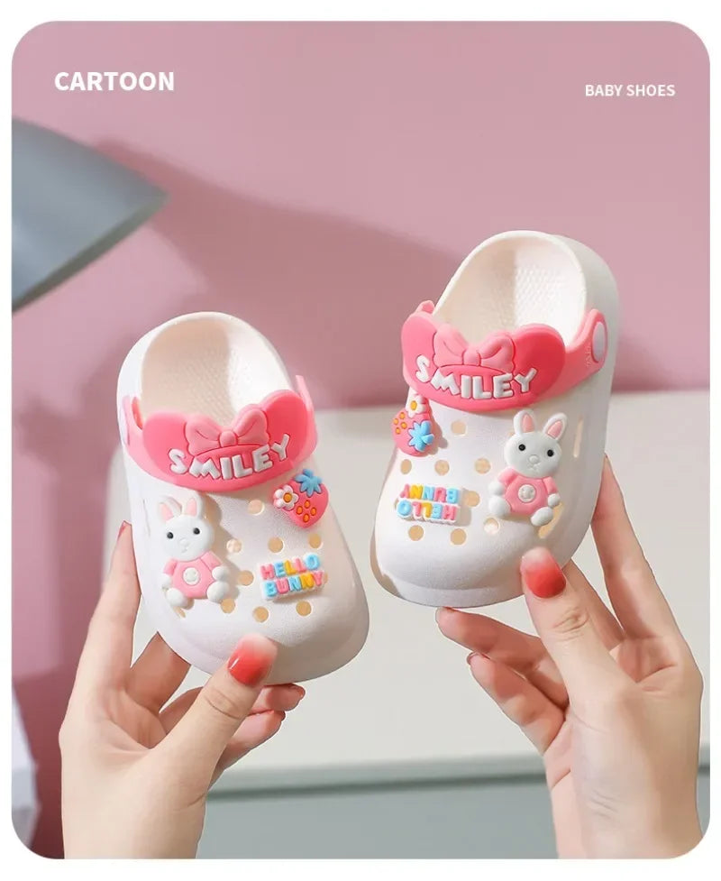 Baby Cartoon Summer Sandals Anti Slip Beach Shoes for Infants