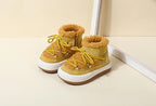 GT-CECD New Autumn/Winter Baby Boots Warm Plush Rubber Sole Toddler Kids Sneakers  Infant Shoes Fashion Little Boys Girls Boots