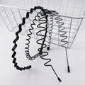 3/6PCS Men's Hair Hoops Simplified Korean Fashion Wash Face Anti Slip Head Hoops Sports Invisible Hair Clips Women's Hair Hoops