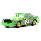 #NEW Children Car Pixar Cars 2 3 Lightning McQueen Fillmore Frank 1：55 Metal Model Racing Car Toy Children's Birthday Gift