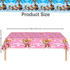Birthday Paw Patrol Tablecloth Disposable Table Cloth Table Cover Paw Patrol Birthday party Decoration Party Favors supplies