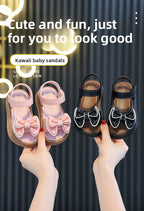 Girls Bow Princess Sandals Stylish Summer Footwear for Kids
