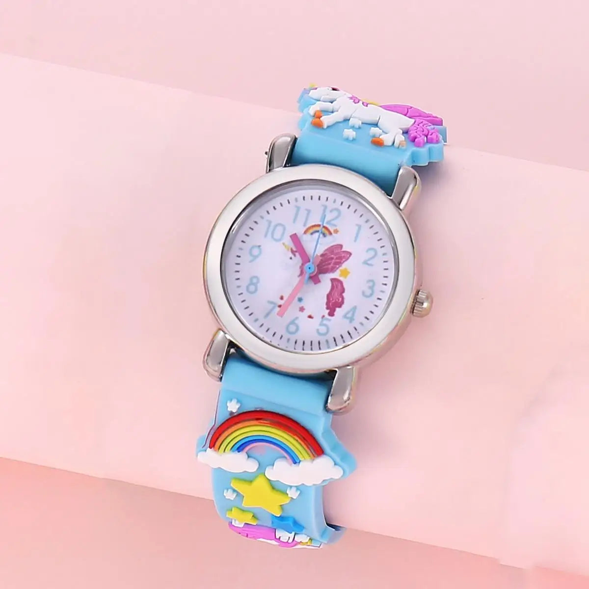 Rainbow Winged Unicorn Watch for Kids – Cartoon Children’s Watch
