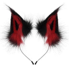 Animal Faux Fur Fox Wolf Ear Headband Furry Handmade Hairband Headwear Costume Cosplay Accessories