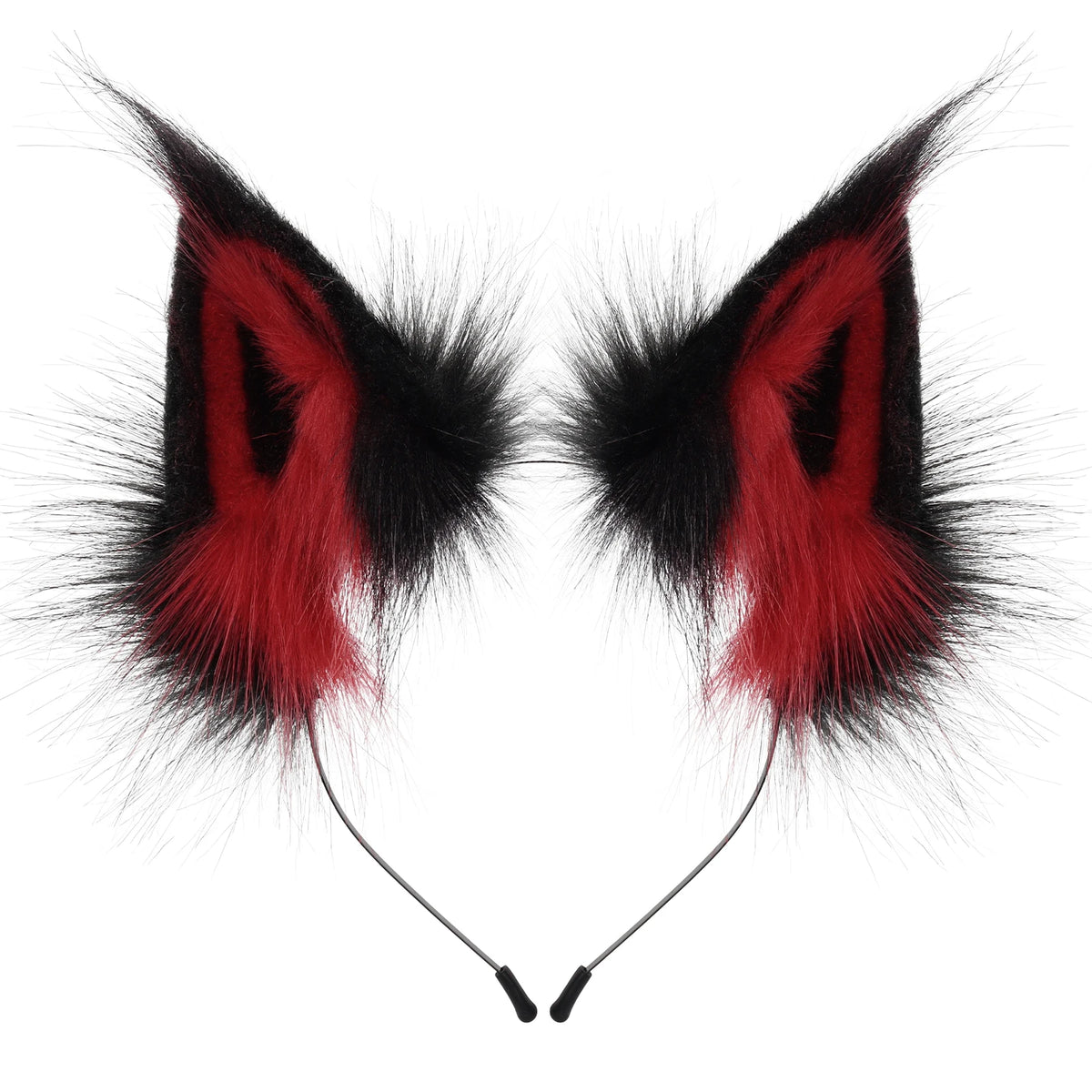 Animal Faux Fur Fox Wolf Ear Headband Furry Handmade Hairband Headwear Costume Cosplay Accessories