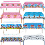 Birthday Paw Patrol Tablecloth Disposable Table Cloth Table Cover Paw Patrol Birthday party Decoration Party Favors supplies