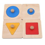 Montessori Puzzle Toys Wooden Geometric Sorting Game