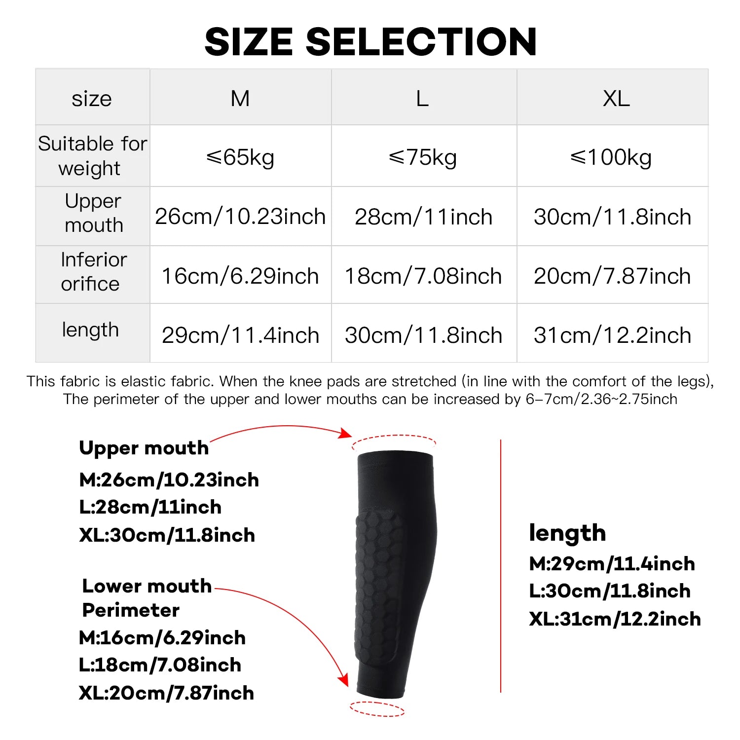 Football Shin Guard Socks Sleeves with Foam,Calf Compression Sleeve Honeycomb Pads,Sports Legging & Soccer Equipment
