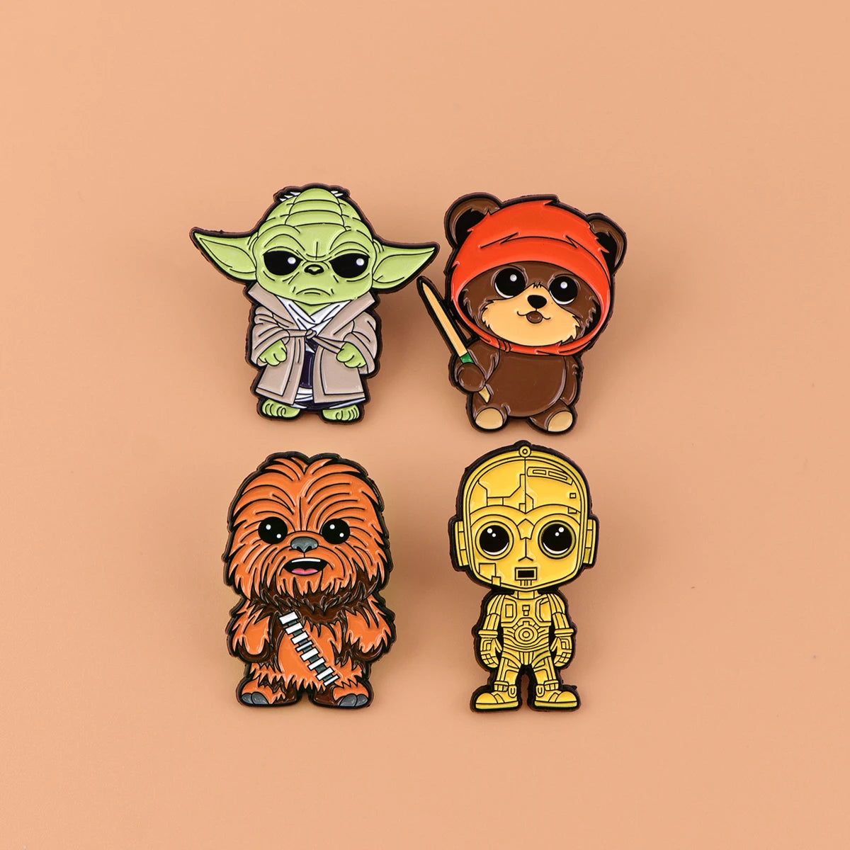 Classic Characters Enamel Pins Cool Badge Brooches For Women Men Metal Pin for Backpack Collectible Sci-Fi Movie Fan Gifts