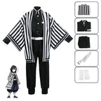 Anime Kimetsu No Yaiba Iguro Obanai Kimono Uniform Anime Pruik Cosplay Kostuum Halloween Feest