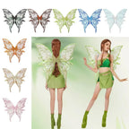 Magical Adults Fairy Wings Girls Sparkling Angel Wings  Costume Wings for Halloween Costume Dress up Party Favor Christmas Gift
