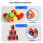 Slingshot Target Sticky Ball Dartboard Bow Arrow Set Montessori Educational Toy Throw Sport Outdoor Fidget Game