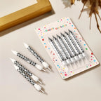 6/12/48pcs/1case Birthday Candles Spiral Cake Candles  Long Thin Cake Candles For Wedding Party And Cake Decoration