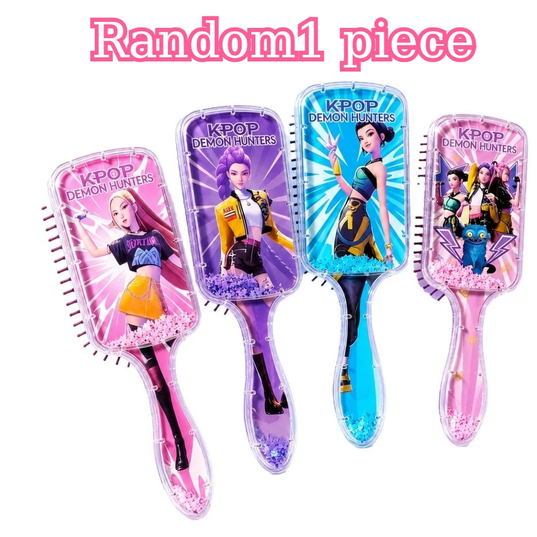 Cute Cartoon Air Cushion Massage Comb Anti Slip Detangling Hair Brush for Women Daily Styling Gift