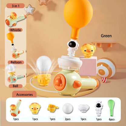 Montessori Whistle Ball Toy – Blow Pipe Sensory Educational Toy