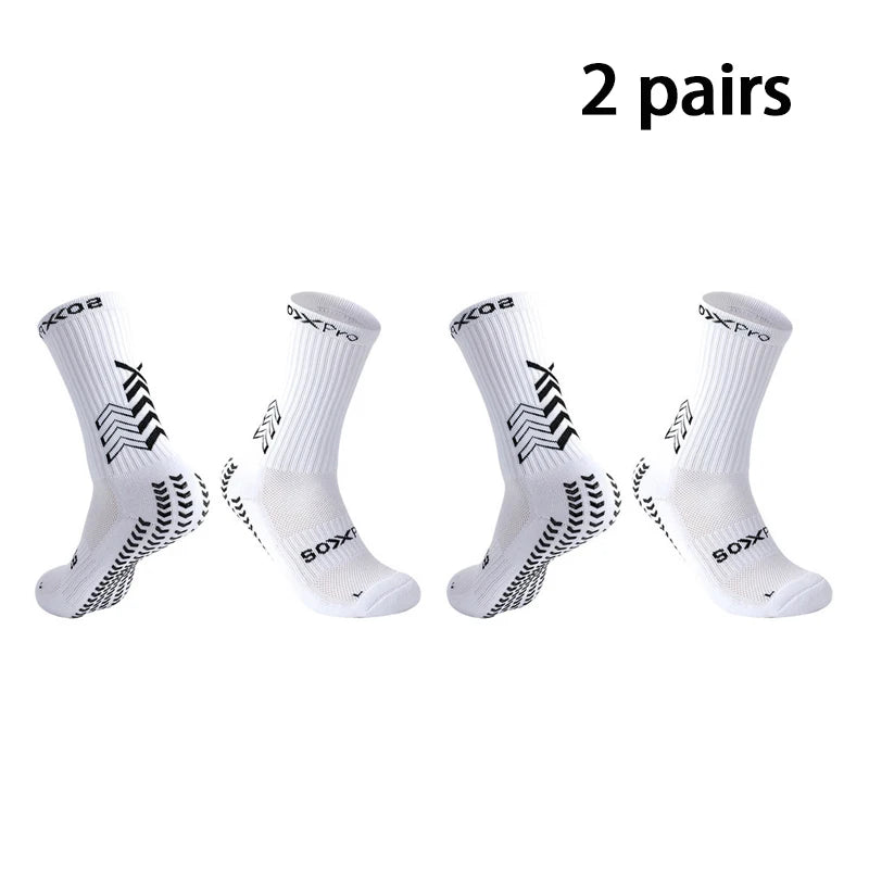 1/2/3 Pairs Soccer Socks Gym Socks Football Socks Men Women Non-slip Elastic Sport Grip Socks Floor Yoga Socks Cycling Socks