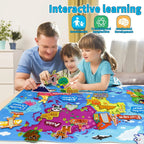Zoo Animals Felt Story Board Montessori Learning Toy