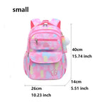 Children Girl Backpack Waterproof Pink School Bag for Kids Comfort
