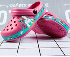 Kids Clogs Garden Shoes Boys Girls Unicorn Dinosaur Beach Flat Sandals Slippers Children Sandals Anti Skid Slipper Summer Hole