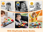 Montessori Toy Busy Board Giraffe Busy Book Preschool Learning Educational Quiet Book Sensory Travel Toy for Baby 3 4 5 6 Ages