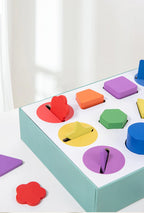 Wooden Geometric Solids Sorting Toy for Kids