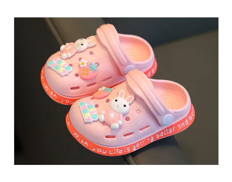 Kids Cartoon Summer Sandals Soft Garden Shoes for Children