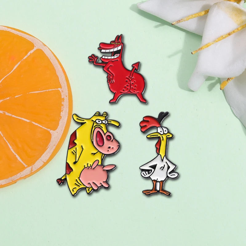 Cartoon Children Animated Brooch Enamel Pins Custom Anime Character Role Brooch Lapel Badge Funny Accessory Gifts for Friends