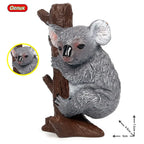 Oenux Classic Australian Wild Animals Kangaroos Koala Platypus Tasmanian Devil Echidna Cassowary Model Figurine Toy Kid Gift