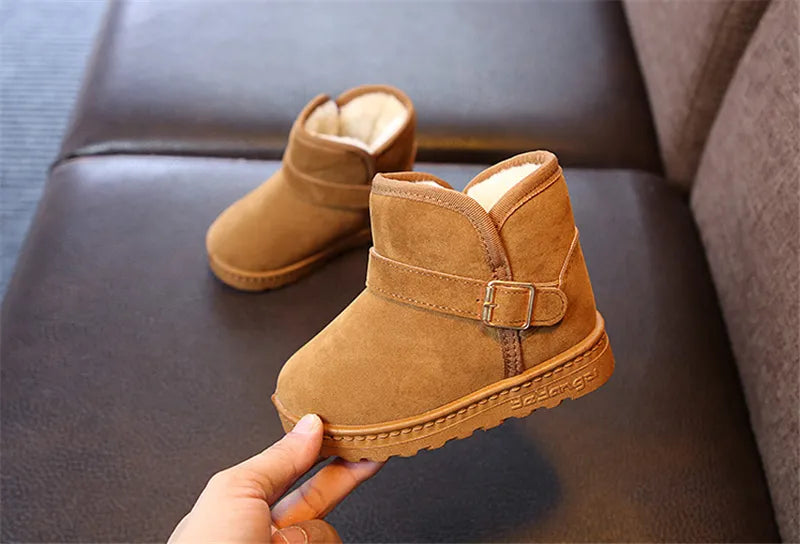 Fashion Children Casual Shoes Girls Boys Cotton Snow Boots Warm Kids Boots Boy Winter Cotton Shoes Sneakers ботинки мартин