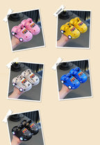 New 2026 Kids Glowing Slippers Summer Outdoor Two-Way Wear Anti-Slip Cute Small Children Sandals Boys Slip-On Home Slippers
