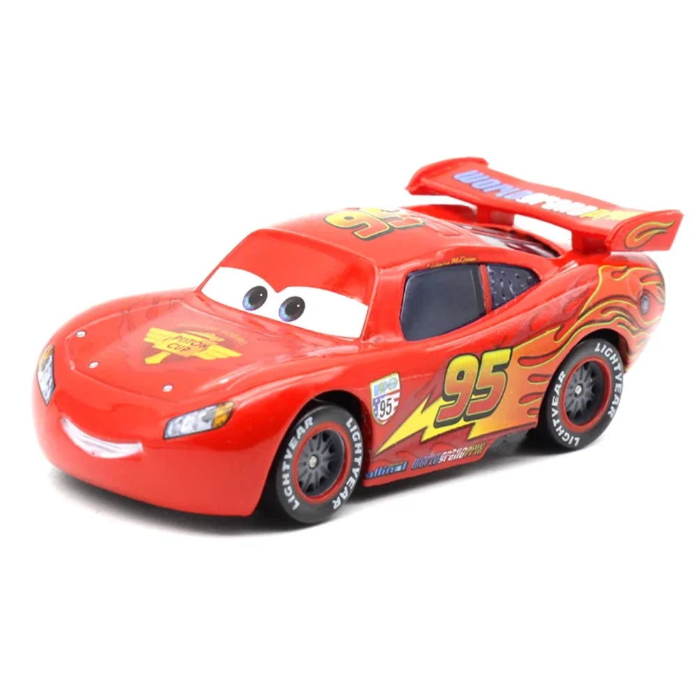 #NEW Children Car Pixar Cars 2 3 Lightning McQueen Fillmore Frank 1：55 Metal Model Racing Car Toy Children's Birthday Gift