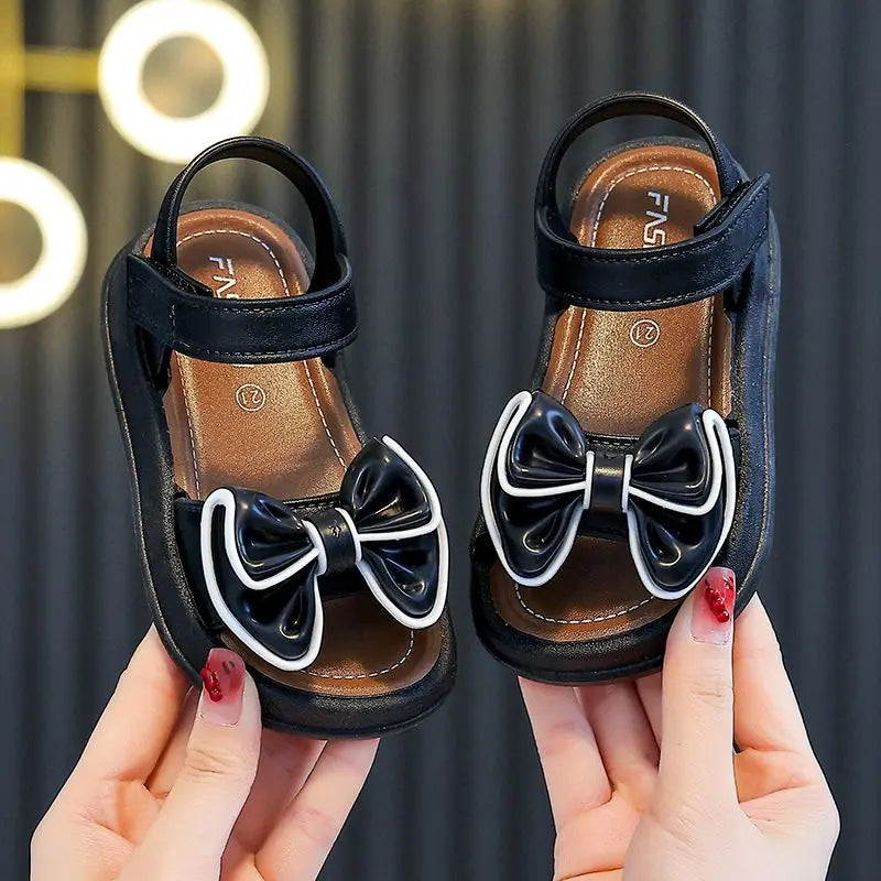 Girls Bow Princess Sandals Stylish Summer Shoes for Kids