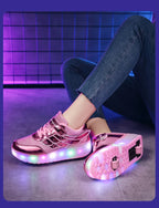 Sneakers Roller Shoes Dual-Use Skates for Kids and Adults