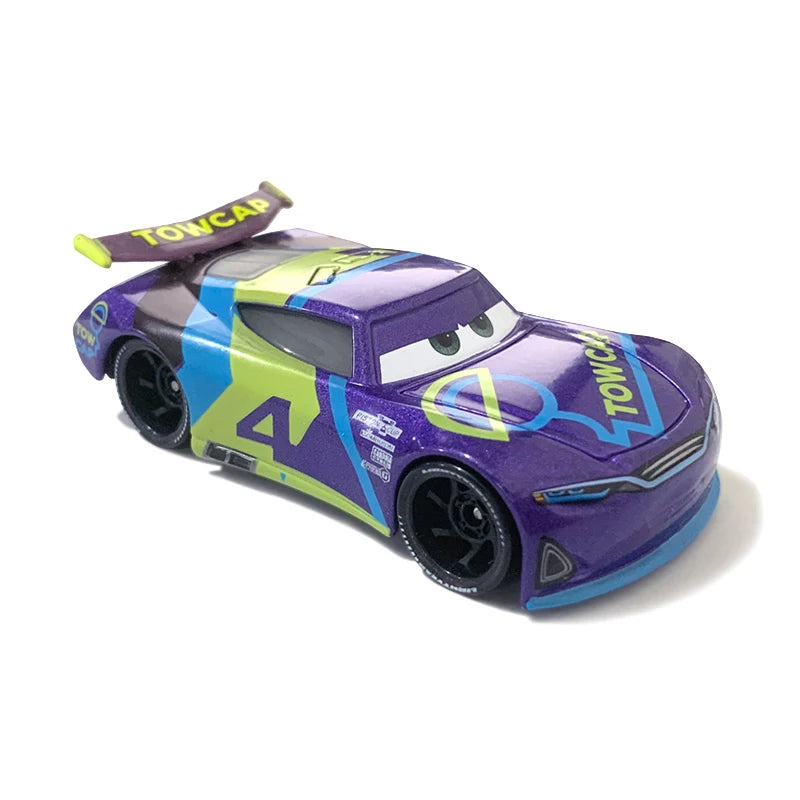 Original Pixar Cars 3 Anime Figure School Bus Cartoon Model Cars 1:55 Metal Die Casting Alloy Cars Child Toys Birthday Gifts