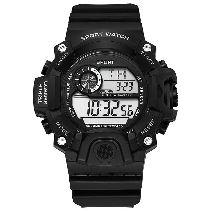 Men’s Digital Sports Watch – Waterproof Multifunction Military Watch