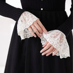 Lace Cuffs White Detachable Fake Sleeves Wedding Bridal Gowns Accessories Sweater Cuff Halloween Costume Cosplay Accessories