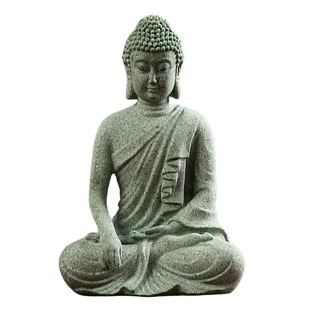 Stone Buddha Statue Ornaments Creative Craft Tabletop Statue Gift for Housewarmin
