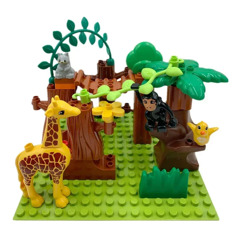 Forest Building Blocks Plant & Tree Accessories for Kids