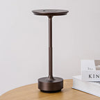Aluminum Alloy Simple Decorative Lamp LED Night Light Infinitely Dimmable Atmosphere Retro Portable Rechargeable Touch Desk Lamp